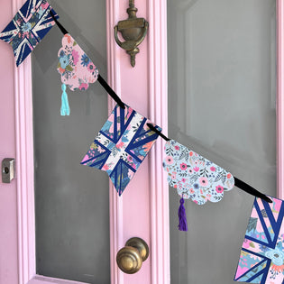  Tea Party Union Jack Bunting with Tassels plus Mini Flag - MakeBox & Co.