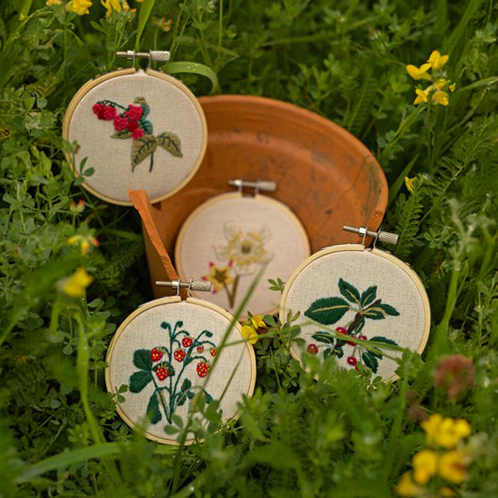 RHS Summer Berries Set of 4 Embroidery Kit