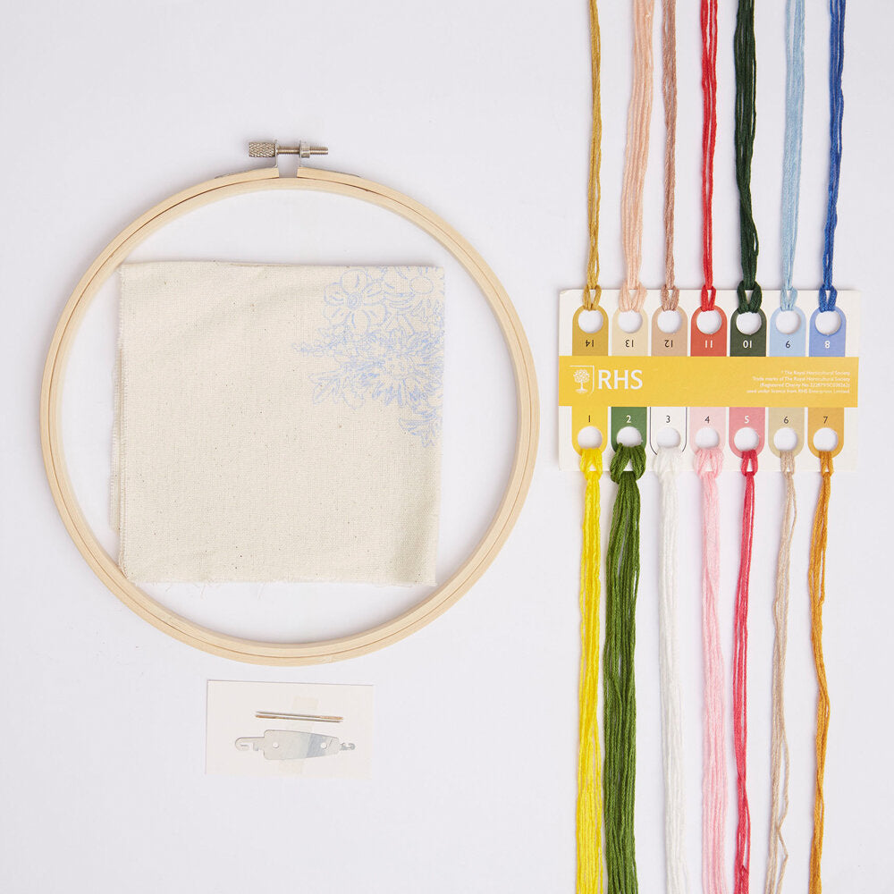 RHS Bouquet Embroidery Kit