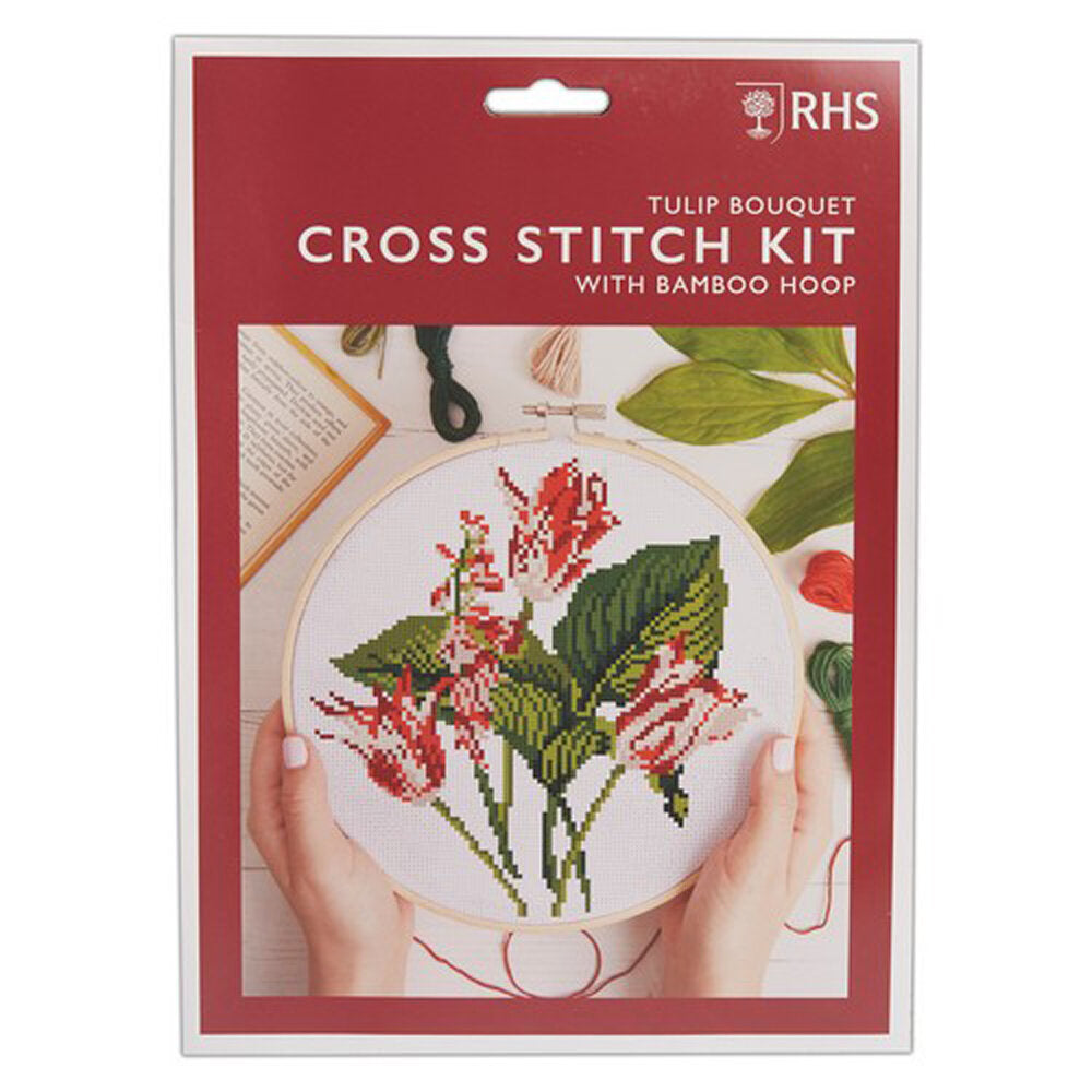 RHS Tulip Bouquet Cross Stitch Kit