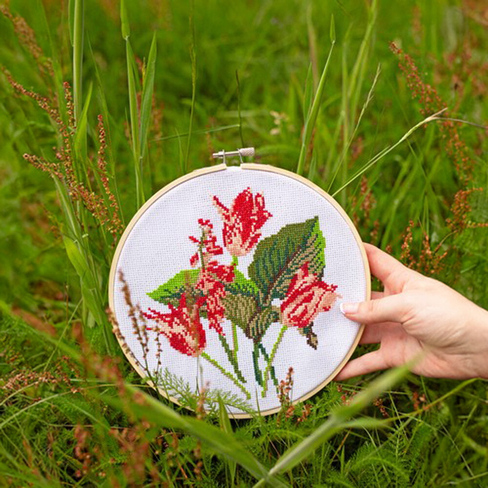 RHS Tulip Bouquet Cross Stitch Kit