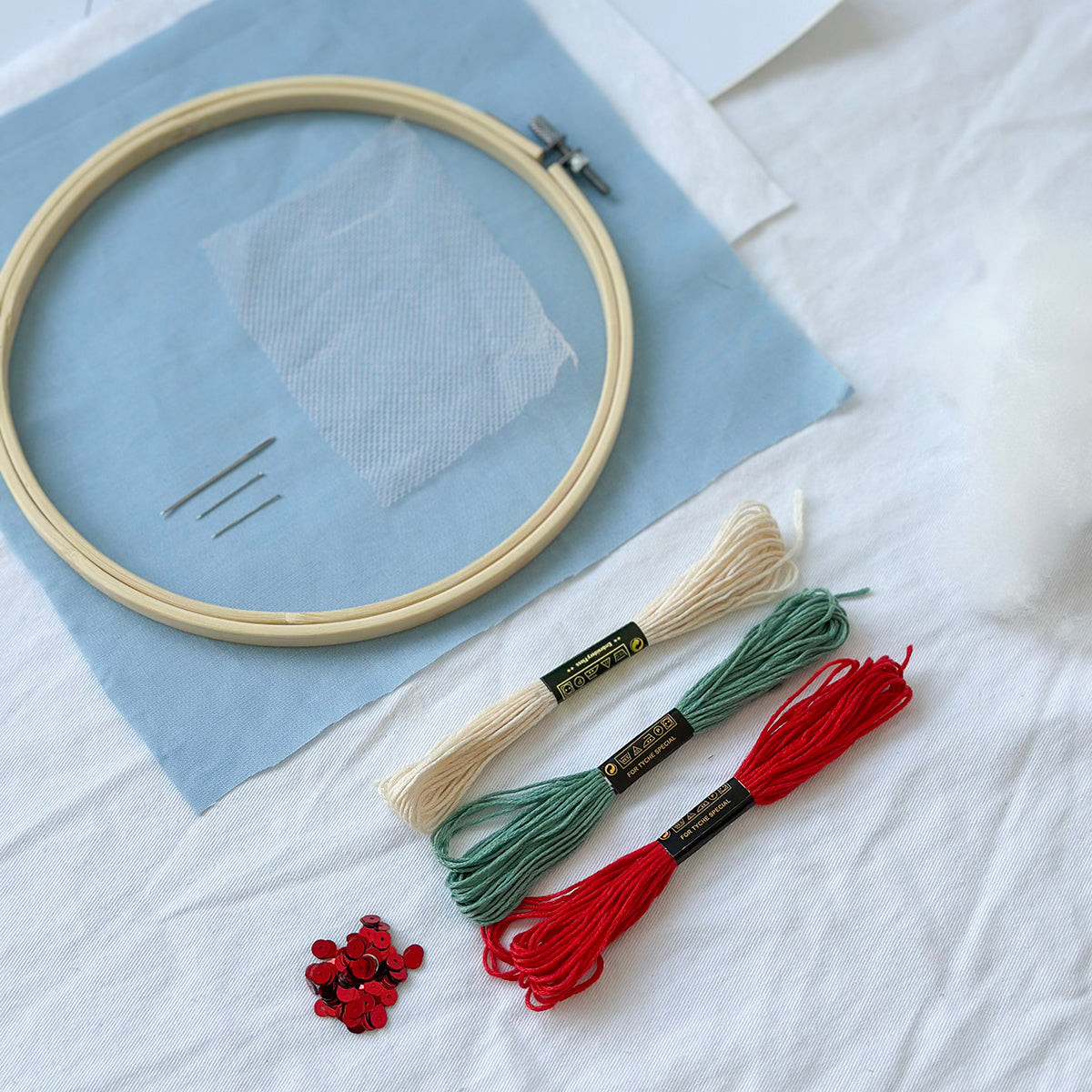 Fly Me To The Moon Stump Work Embroidery – 7 inch