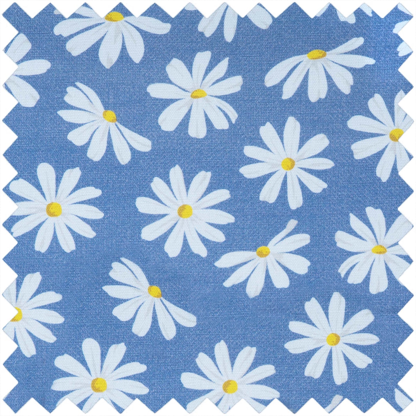 Medium Sewing Box: Denim Daisies