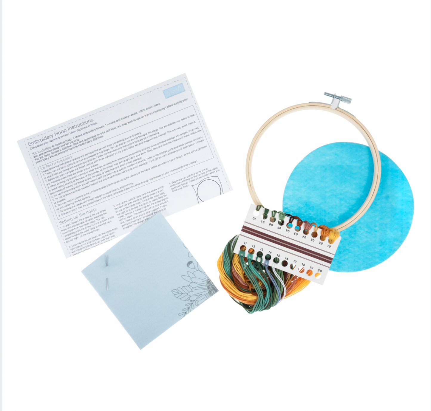 Sunflower Embroidery Kit