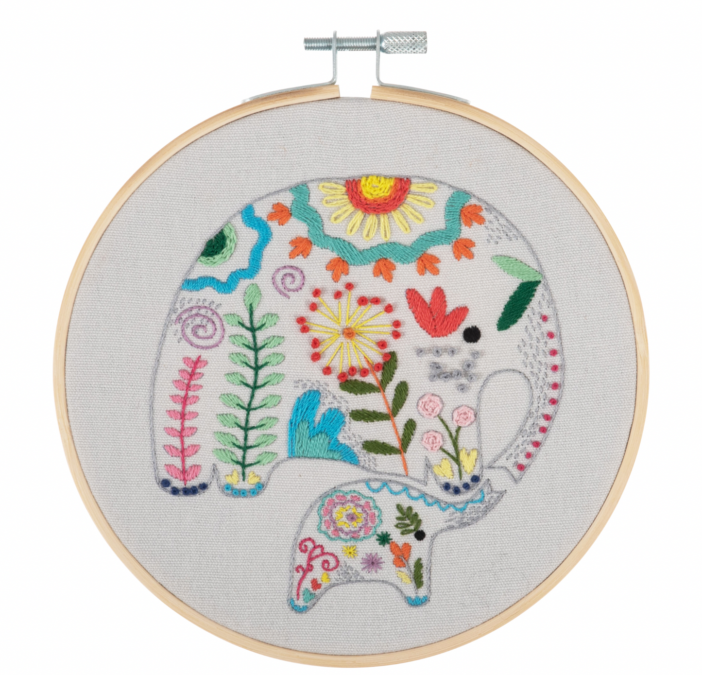 Elephants Embroidery Kit