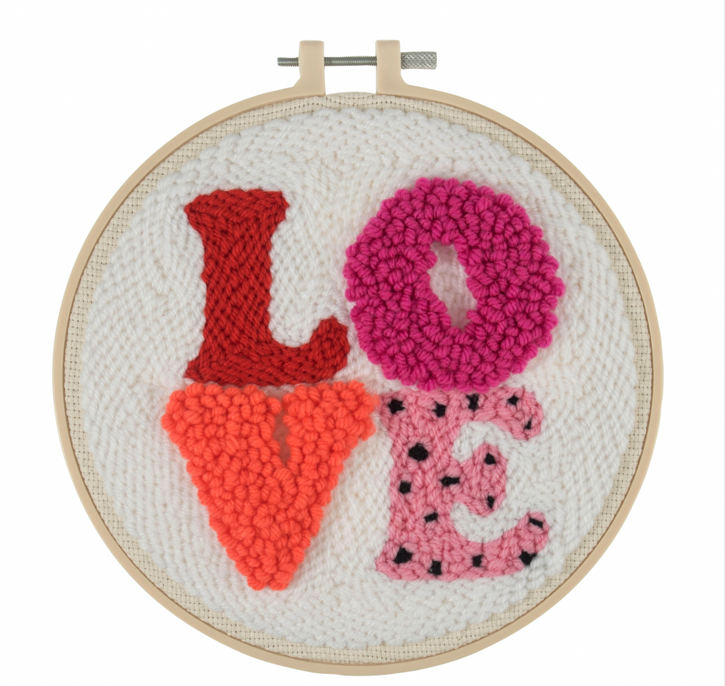 Trimits Punch Needle Hoop, LOVE