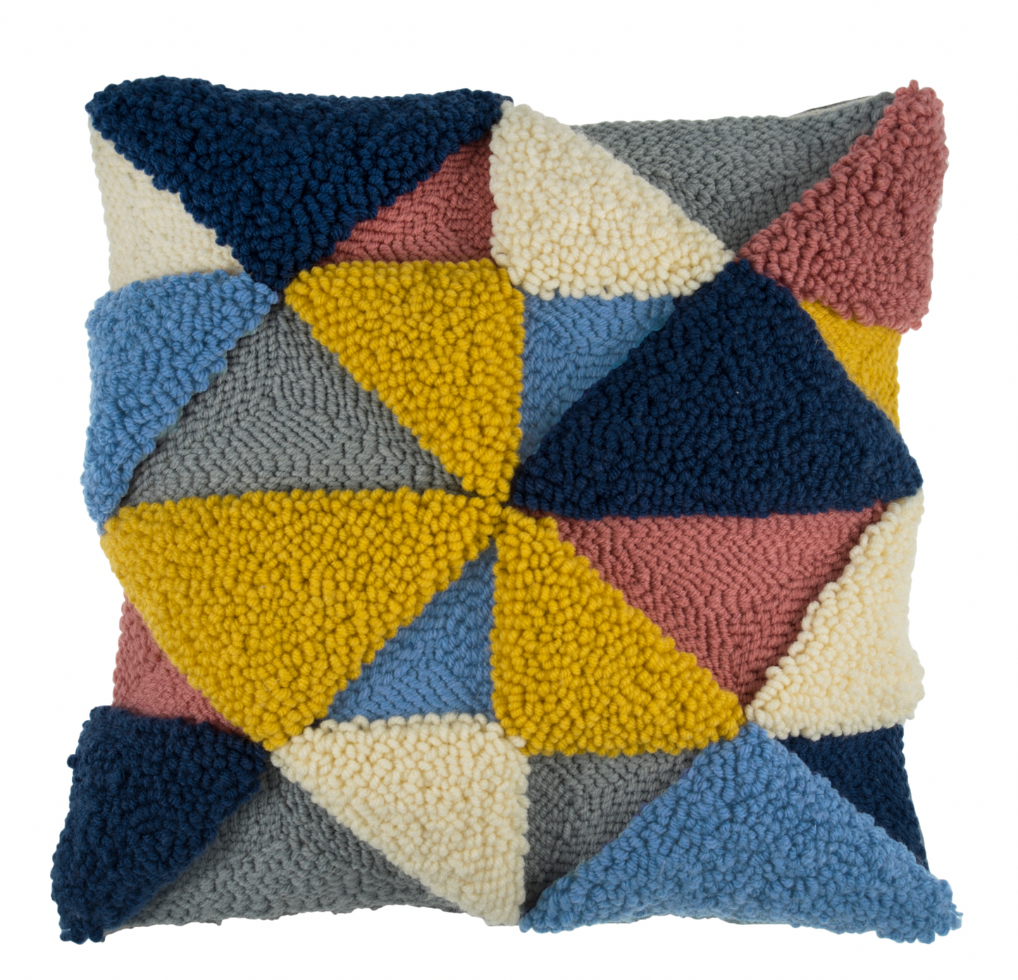 Trimits Punch Needle Cushion Cover, Geometric