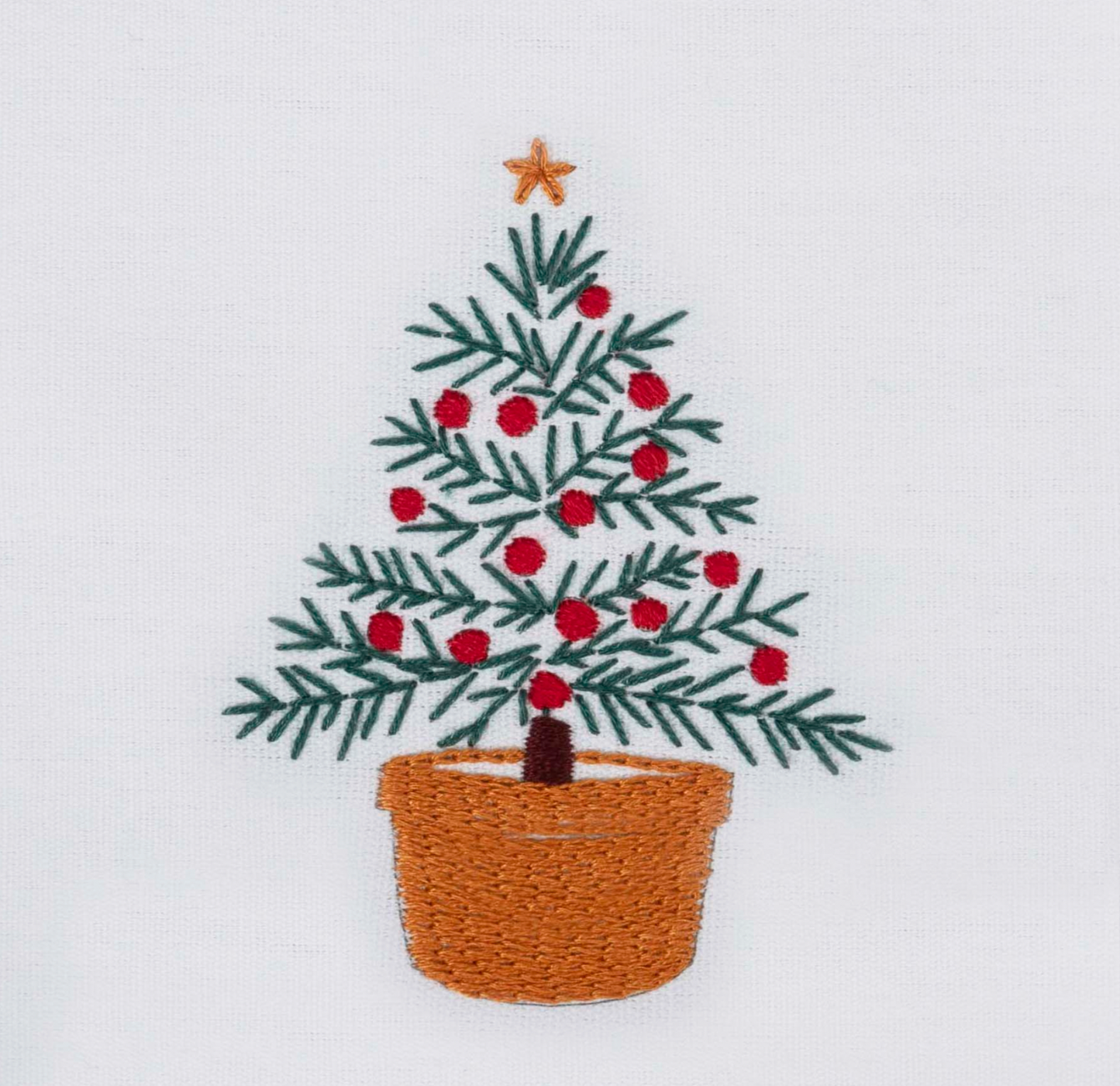Mini Christmas Tree Embroidery Kit - 4 inch