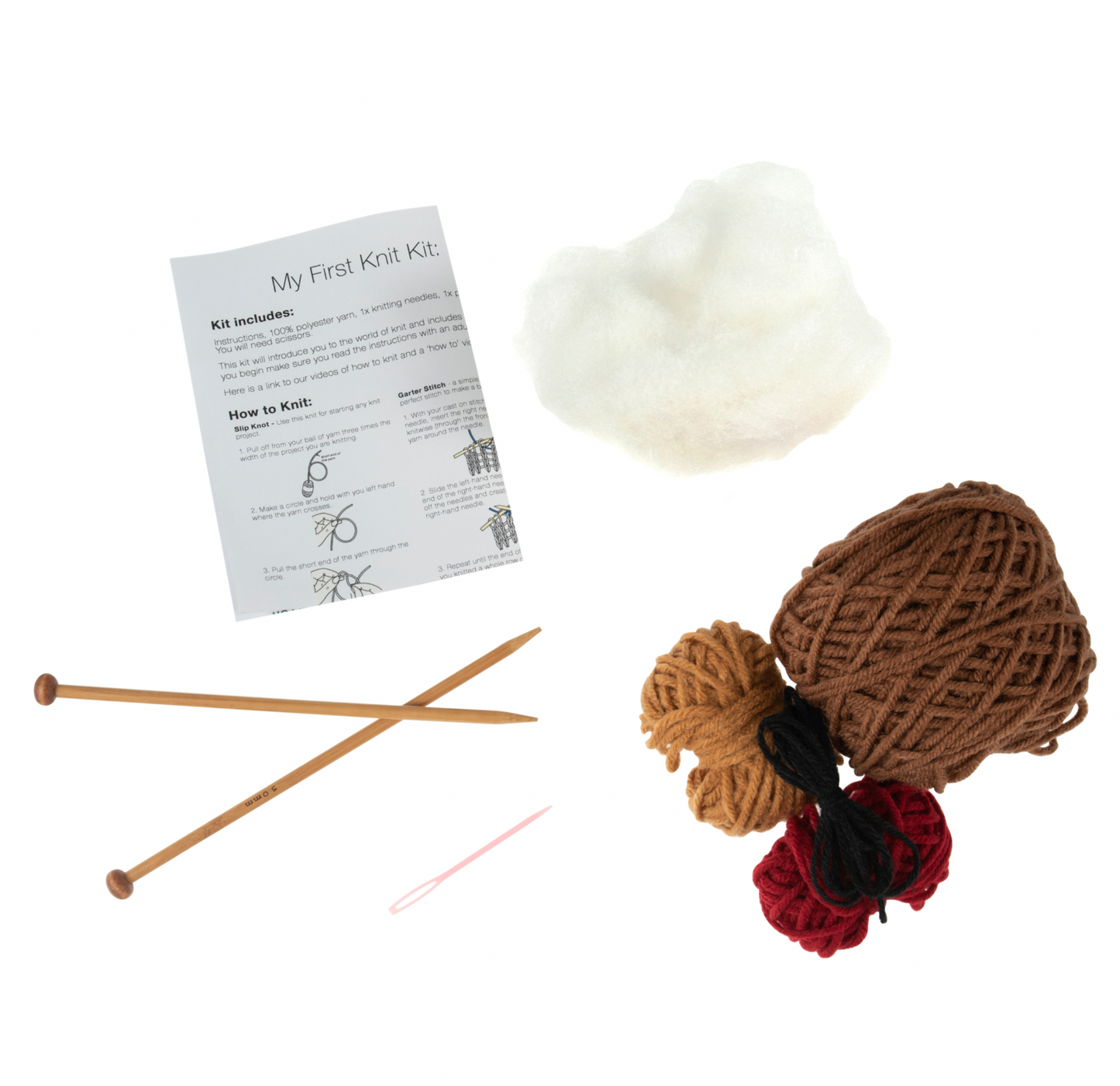 Reindeer Doll Easy Knitting Kit