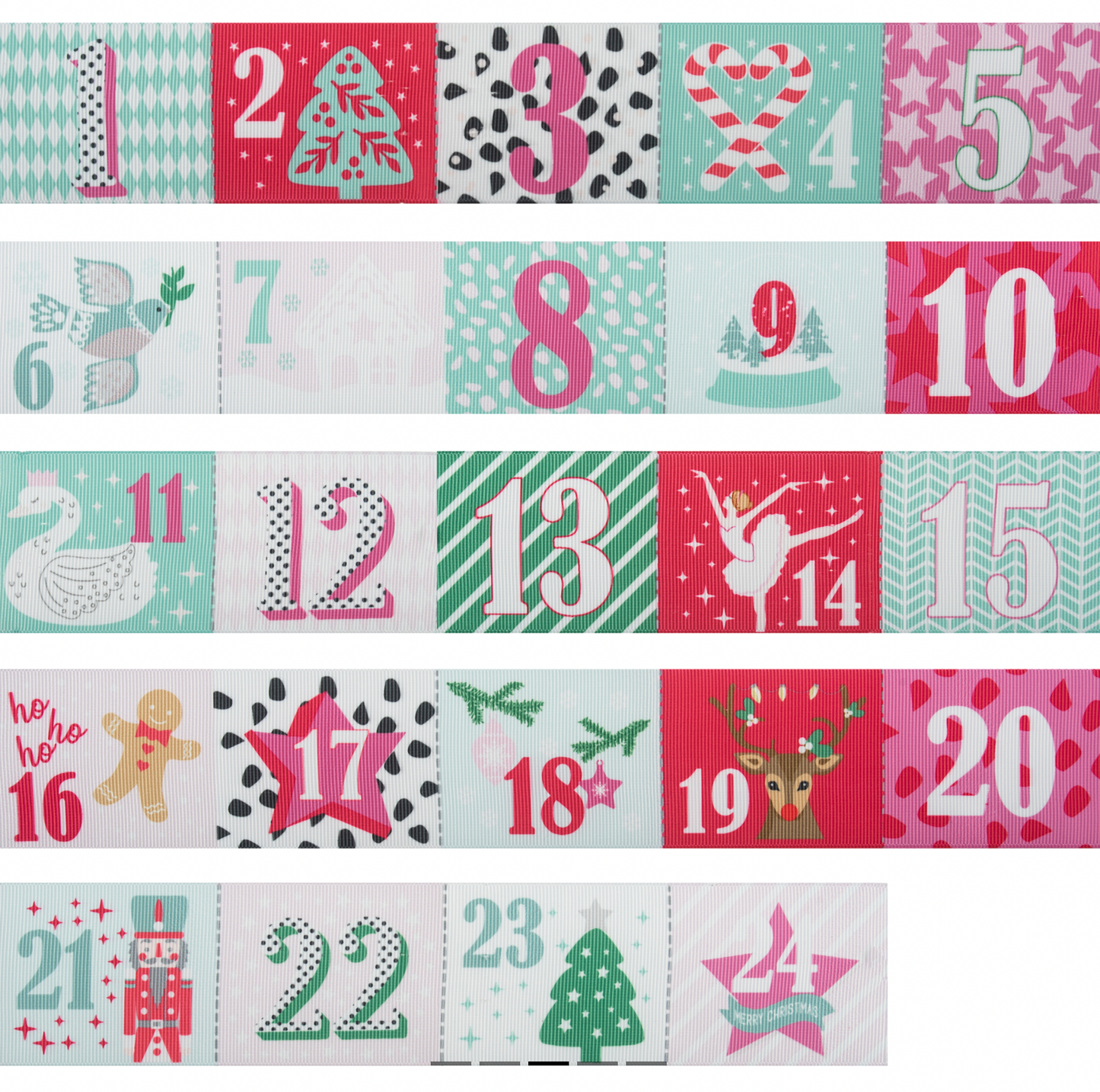 Make-Your-Own Advent Pocket Calendar, Blue