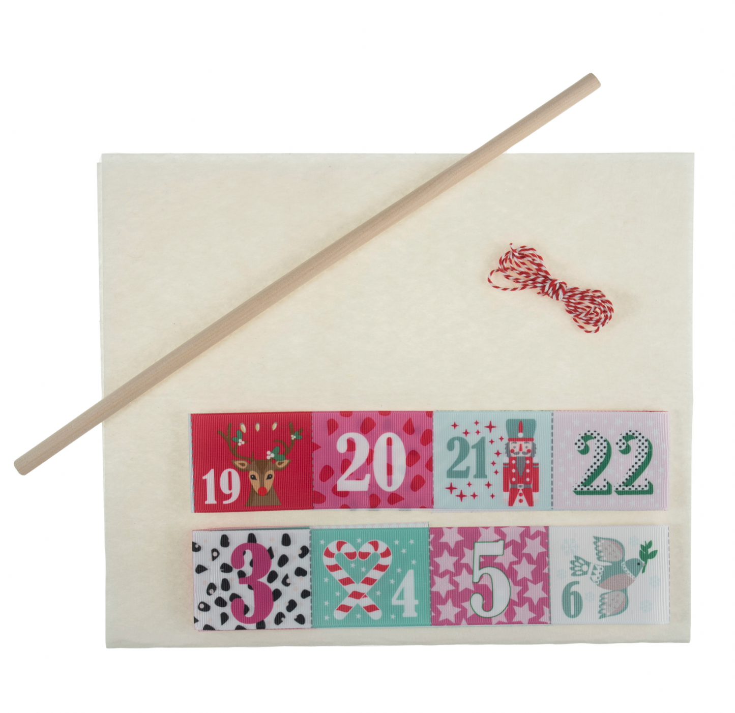 Make-Your-Own Advent Pocket Calendar, Blue