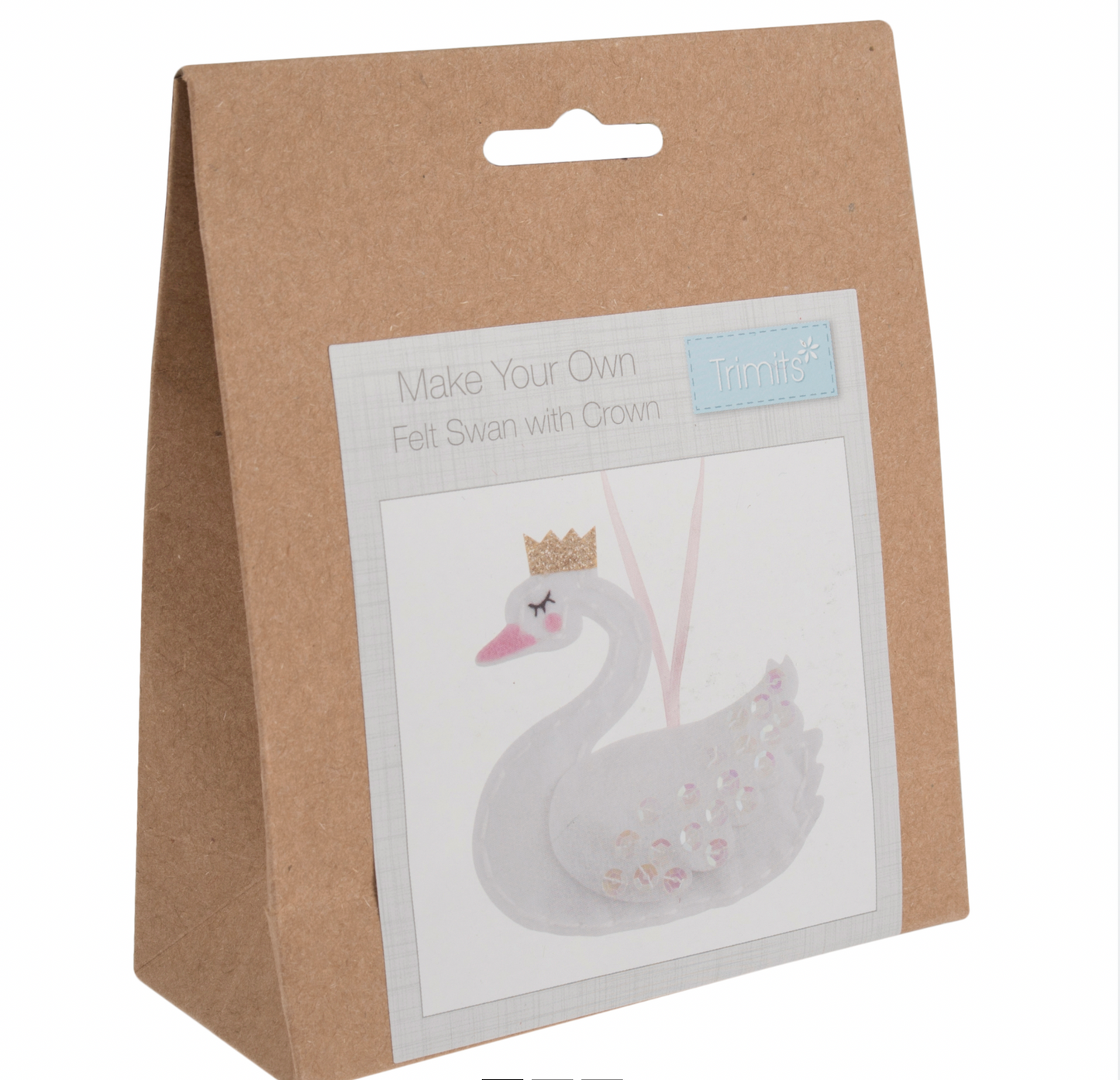 Felt Christmas Decoration Kit, Swan