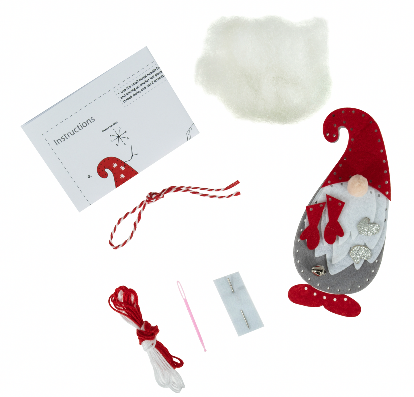 Felt Christmas Decoration Kit, Gonk