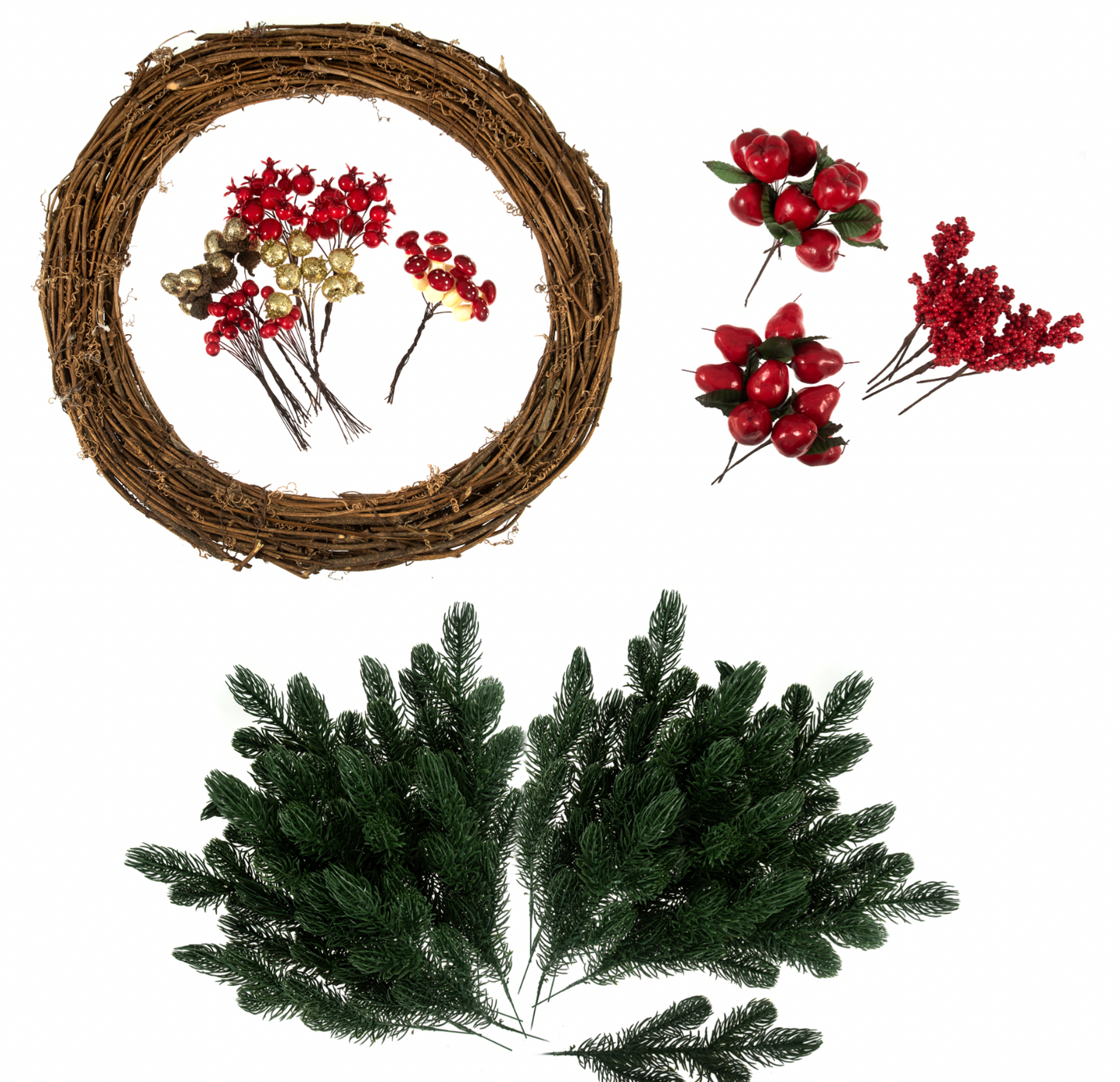 Wreath Making Kit: Winter Berry, 40cm