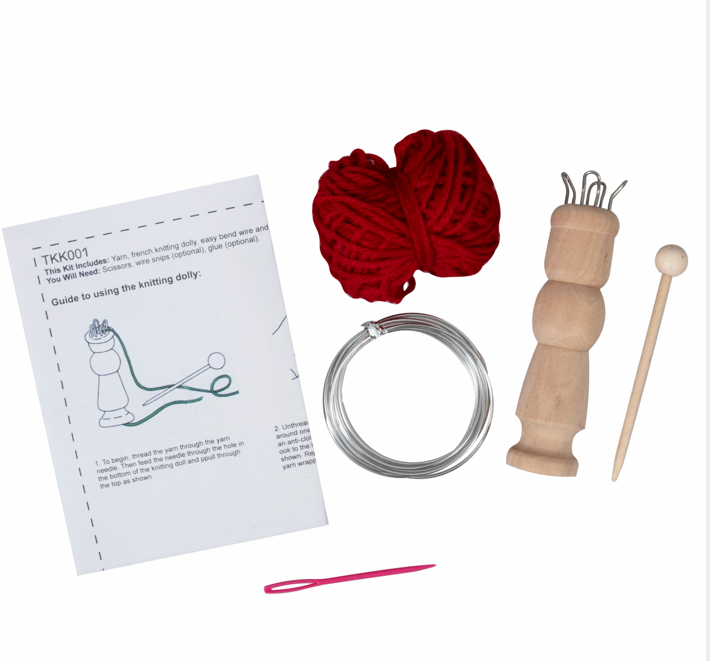 French Knitting Wire Kit: Hohoho