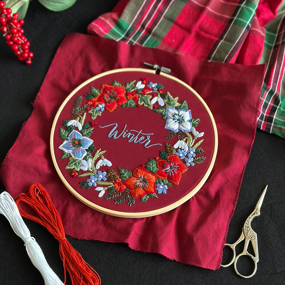 Pre- Order: WINTER Embroidery