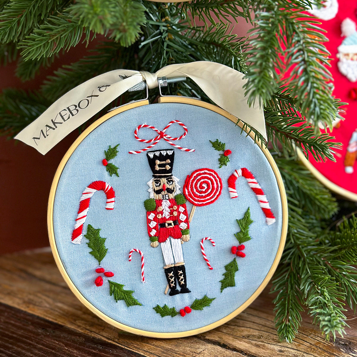Nutcracker Embroidery, 6 inch