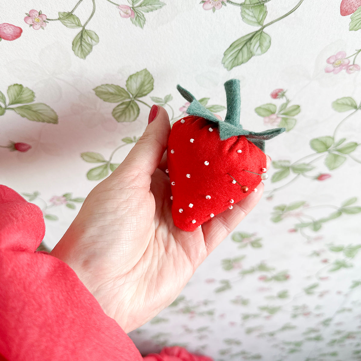 Strawberry Pin Cushion Craft Kit