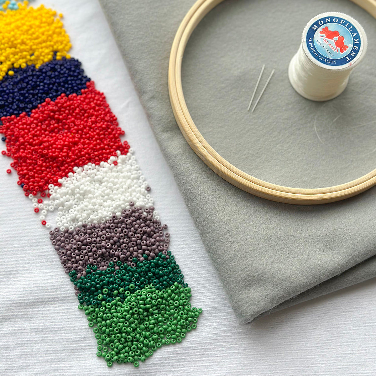 4 Garden Beaded Coasters w/ Digital Instructions