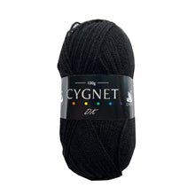  Cygnet DK yarn – 100g Black - MakeBox & Co.
