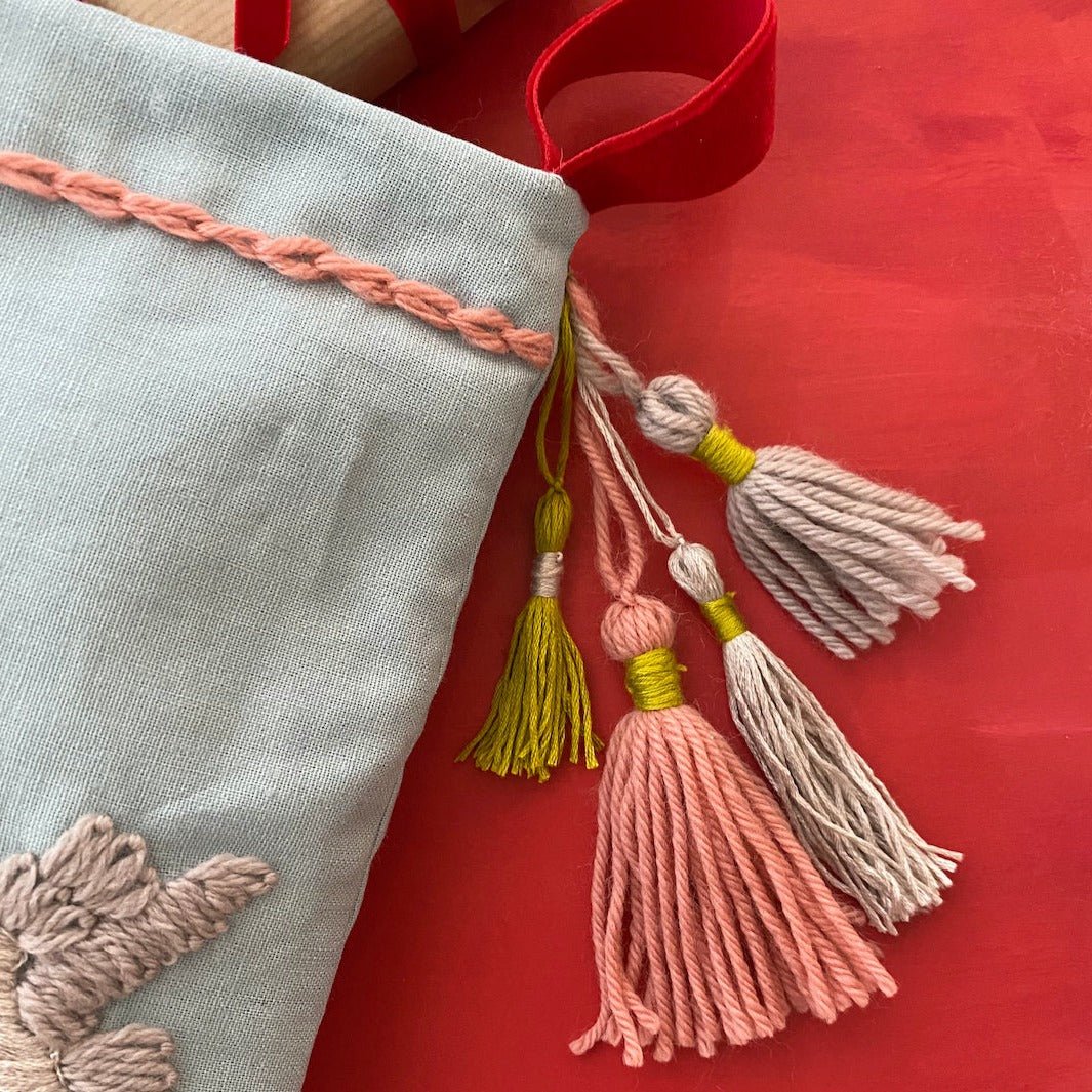 Personalised Turtle Doves Stocking - DIGITAL DOWNLOAD - MakeBox & Co.