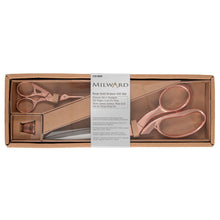  Scissors: Gift Set: Dressmaking and Embroidery Scissors with Thimble: Rose Gold - MakeBox & Co.