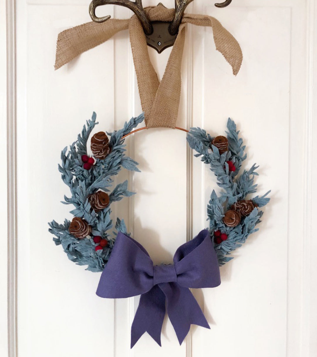 Lilac and Pine Wreath - DIGITAL DOWNLOADS