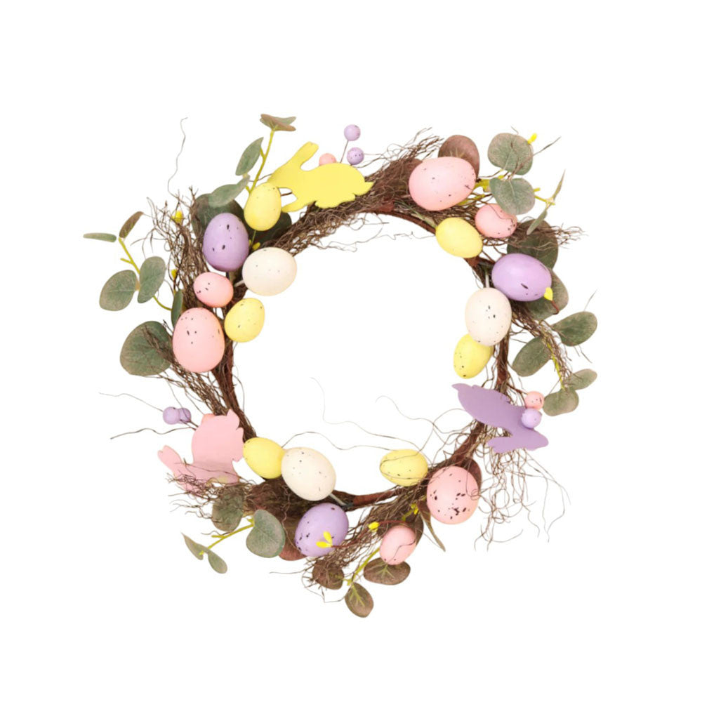 Egg and Bunny Wreath Decoration