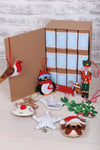 12 Door Advent Calendar Make-Your-Own Felt Decorations - MakeBox & Co.