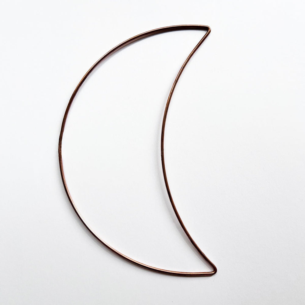 12” Metal Crescent Moon Shape - MakeBox & Co.