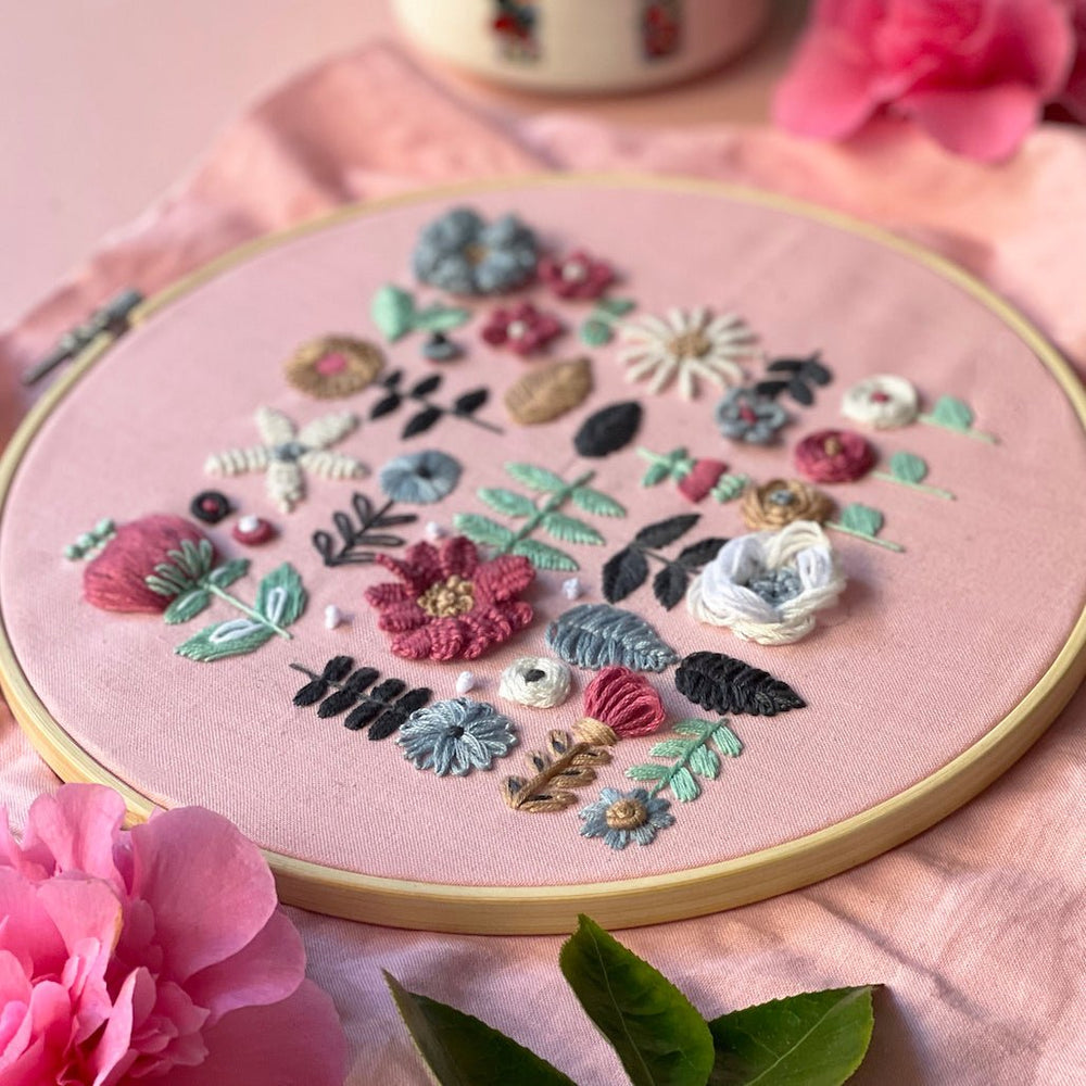 3D Flower Garden Embroidery 3M - MakeBox & Co.