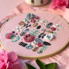 3D Flower Garden Embroidery Subscription - MakeBox & Co.