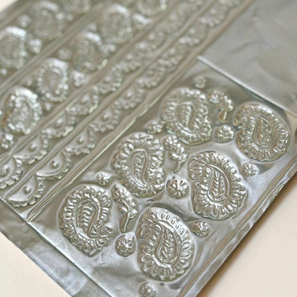 
                      
                        Paisley Embossed Metal Box
                      
                    