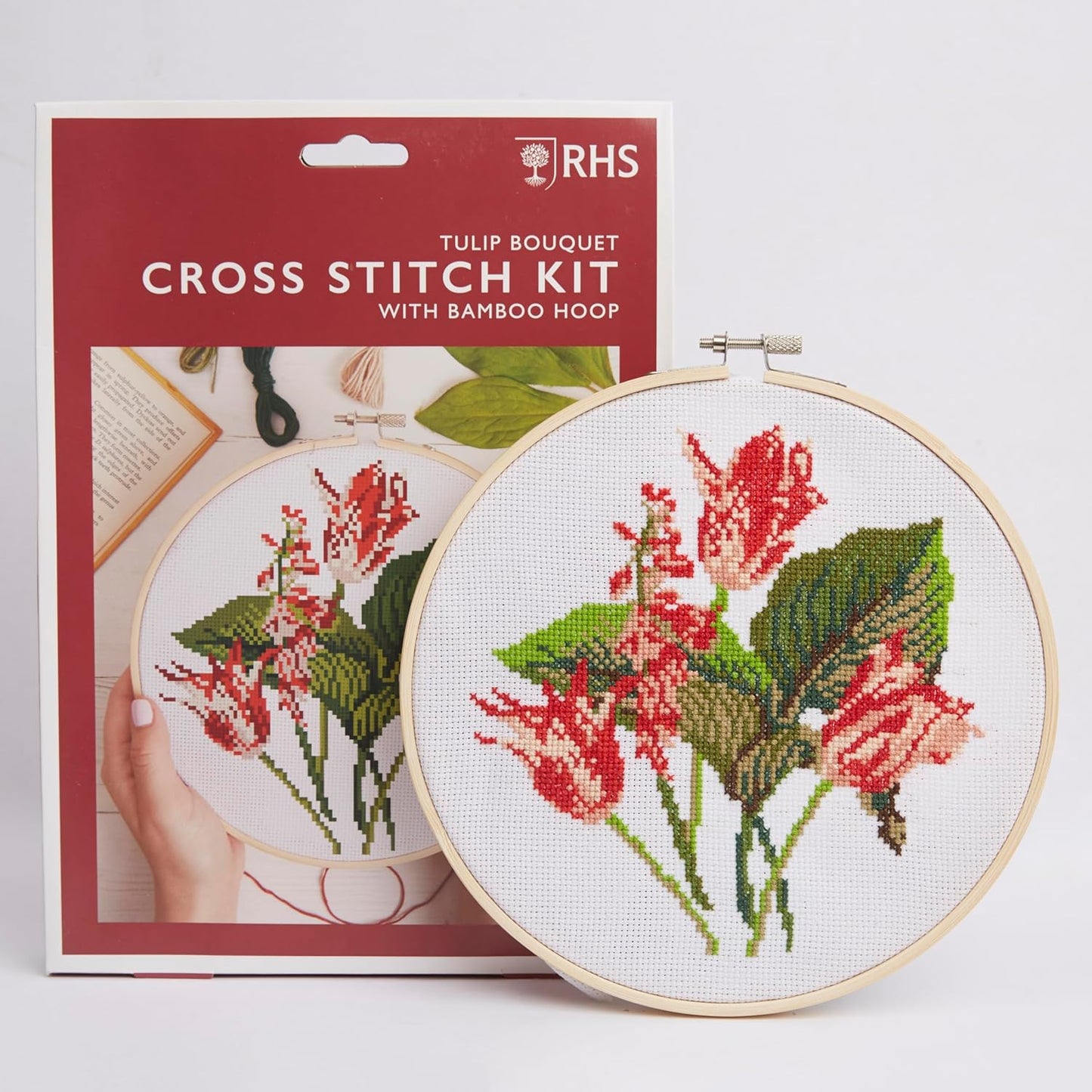 RHS Tulip Bouquet Cross Stitch Kit