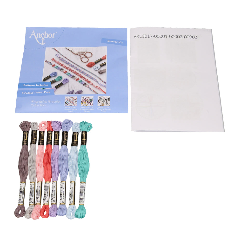 Friendship Bracelet Kit: Pastel