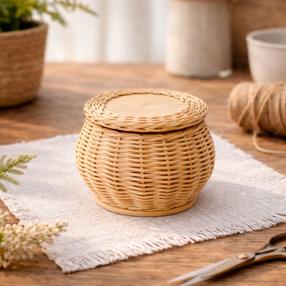 Mives Portekak 10cm Basket With Lid Kit