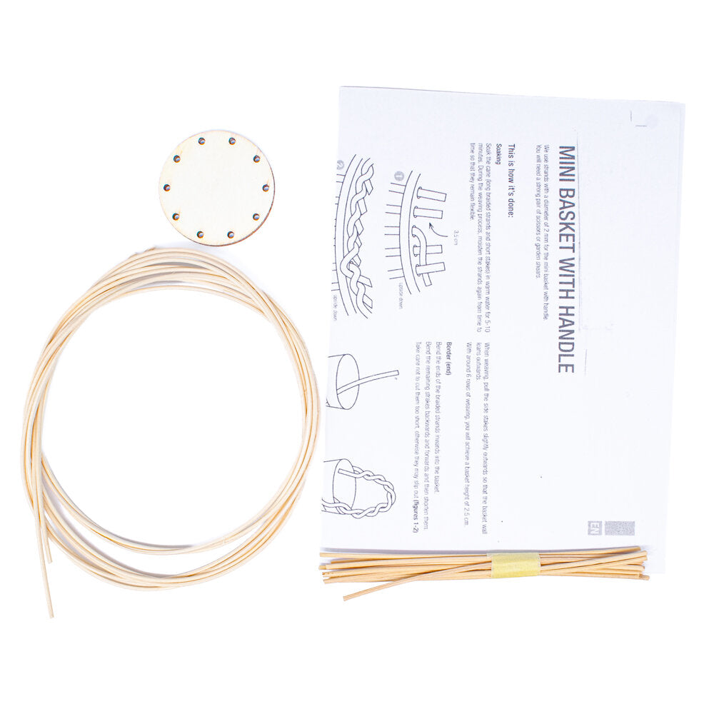 Mives Portekak Mini Basket Making Kit with Handle