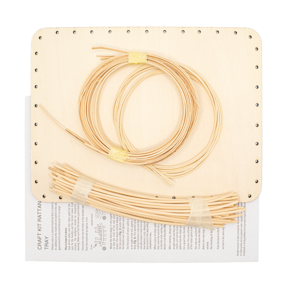 Mives Portekak Basket Making Tray Kit, 10 x 22 x 29cm