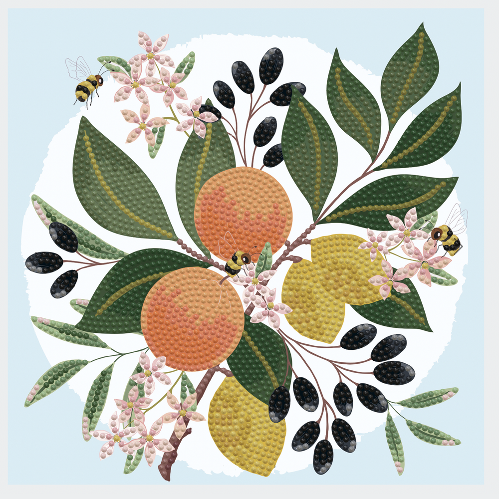 Diamond Dotz® Painting Kit, Citrus Boquet