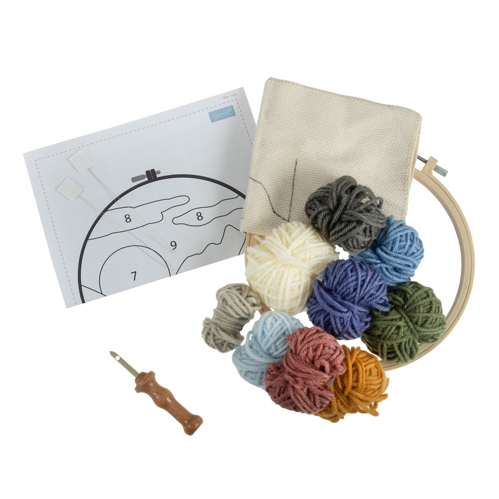 
                      
                        Punch Needle Kit: Yarn and Hoop: Landscape
                      
                    