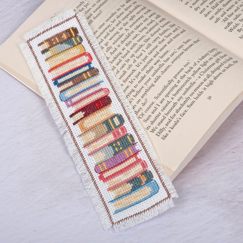 
                      
                        Counted Cross Stitch Kit: Bookmark: Books
                      
                    