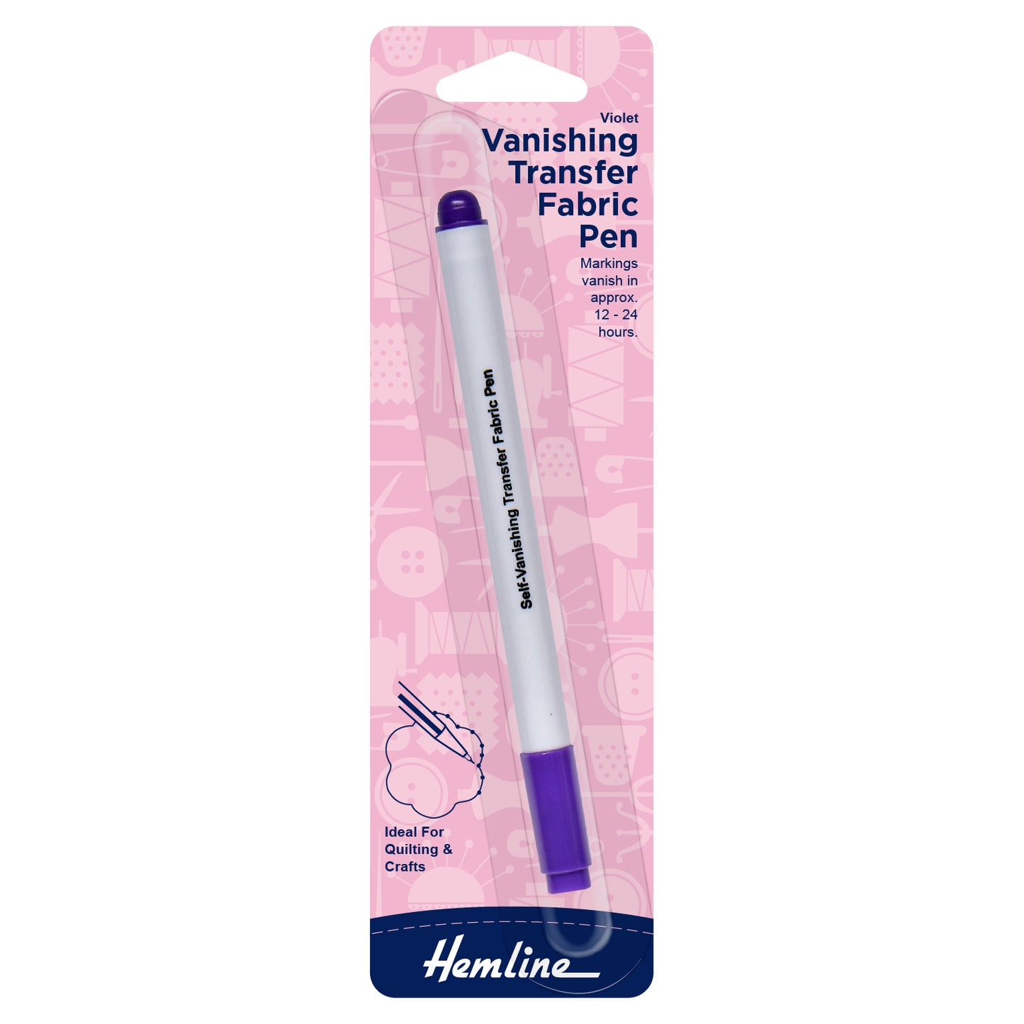 Pen: Transfer to Fabric: Purple