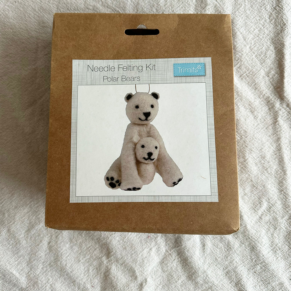 Trimits Polar Bear Needle Felting Kit