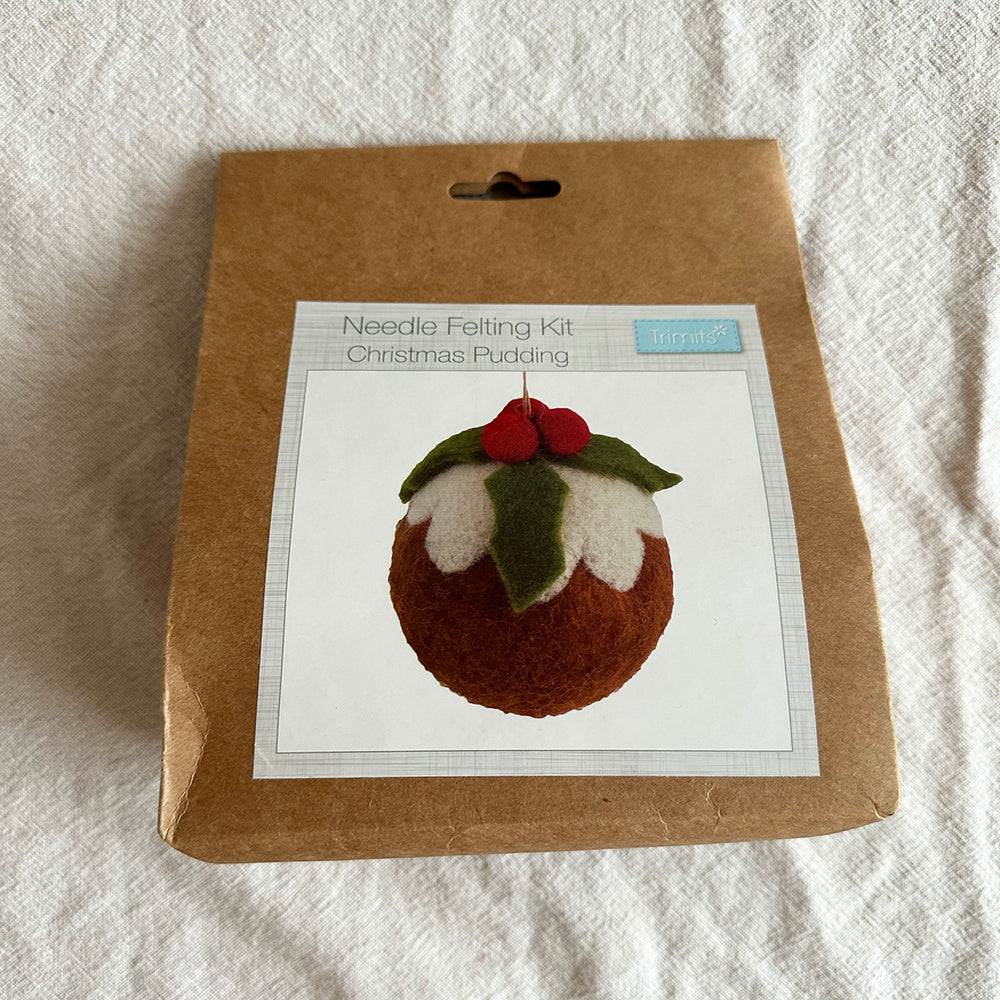 Trimits Christmas Pudding Needle Felting Kit