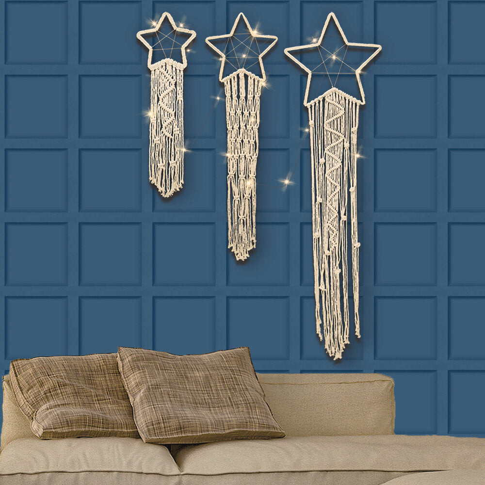 
                      
                        Peakdale: 3 Shooting Stars Macrame Kit
                      
                    