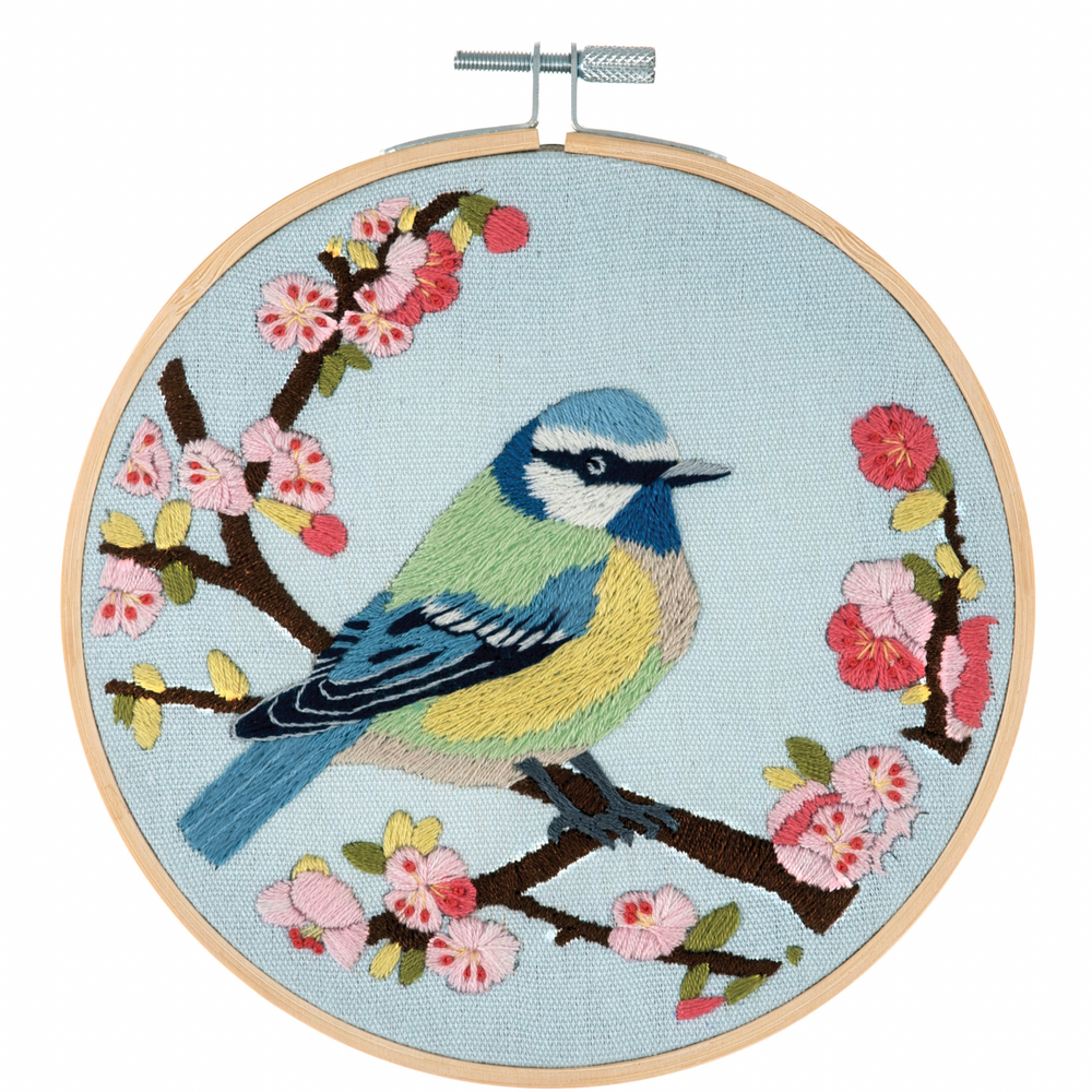 Song Bird Embroidery Kit - 6 inch