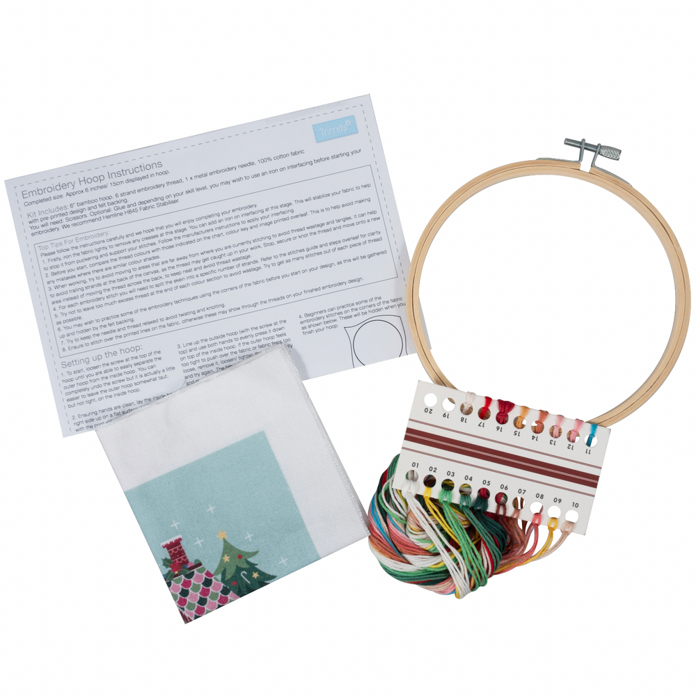 
                      
                        Christmas Cottage Gingerbread House Embroidery Kit - 6 inch
                      
                    