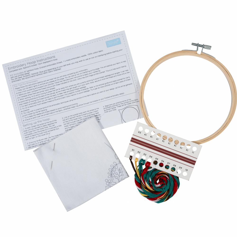 
                      
                        Holly Bauble Embroidery Kit - 6 inch
                      
                    