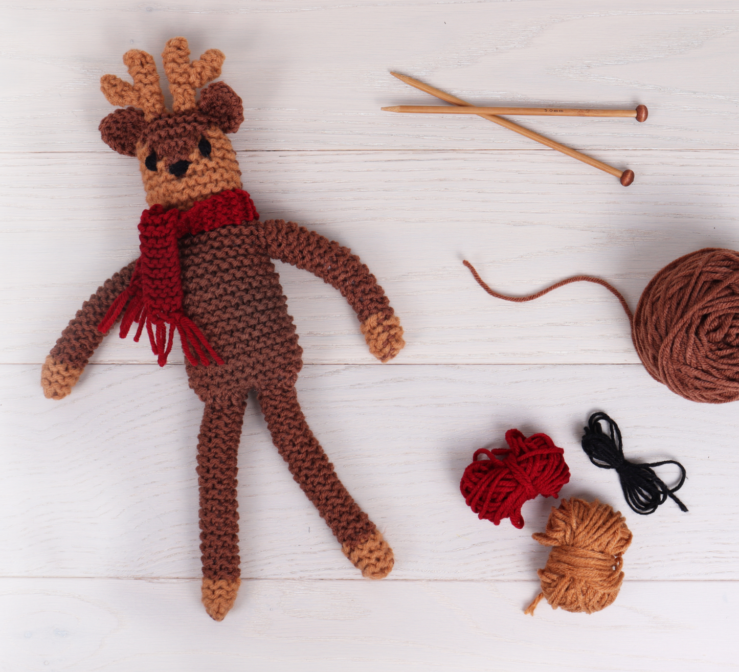 Reindeer Doll Easy Knitting Kit