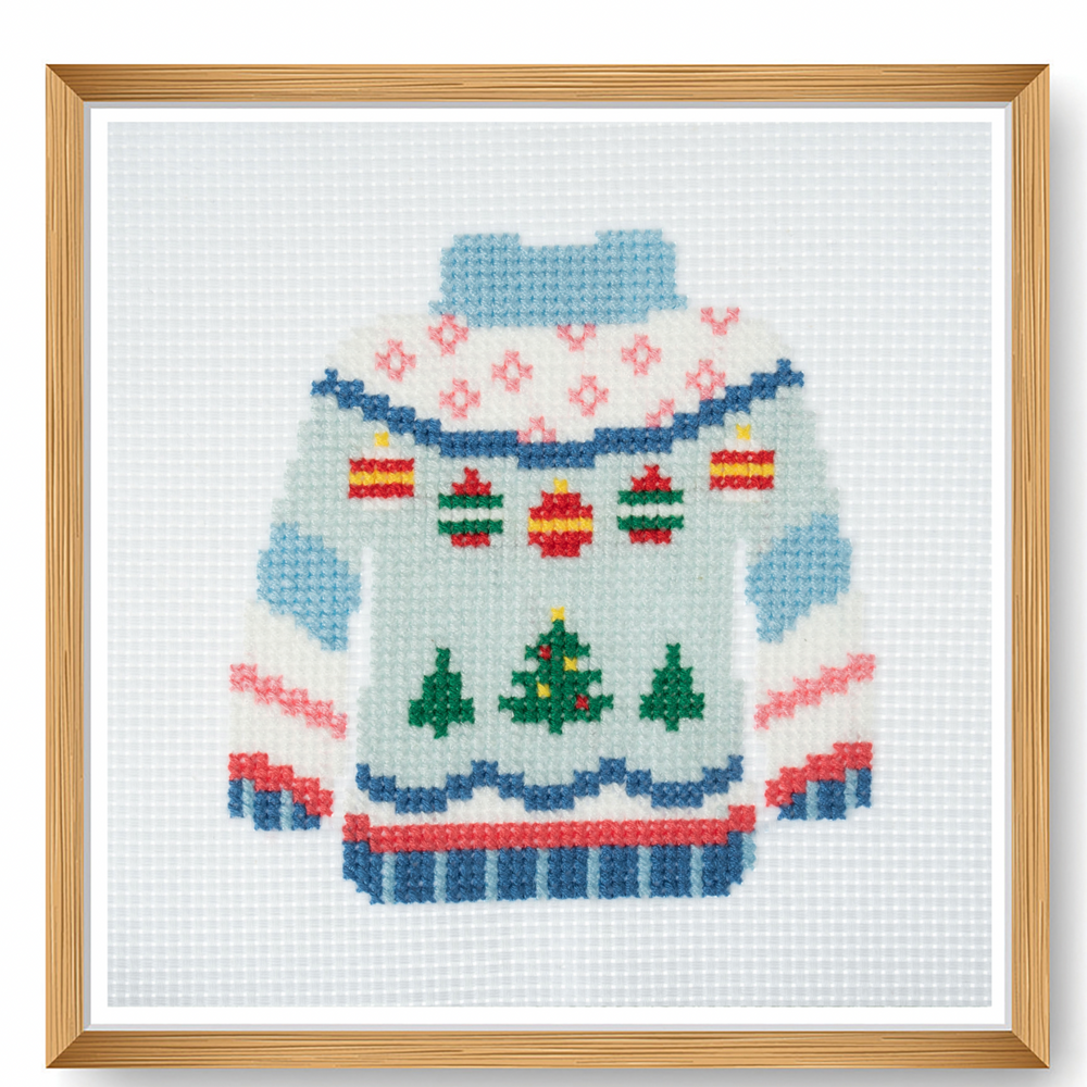 Mini Christmas Jumper Counted Cross Stitch